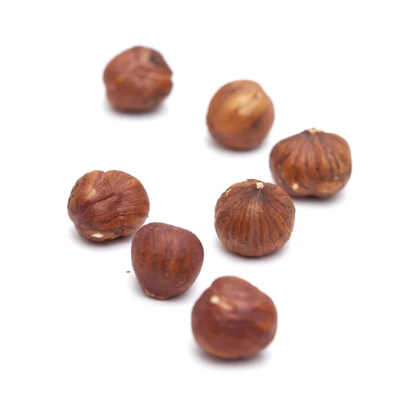 Shelled roasted hazelnuts — Stock Photo, Image