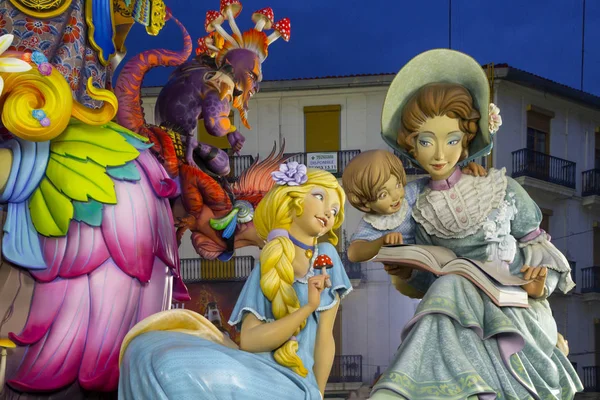 Valencia, Las Fallas — Stockfoto