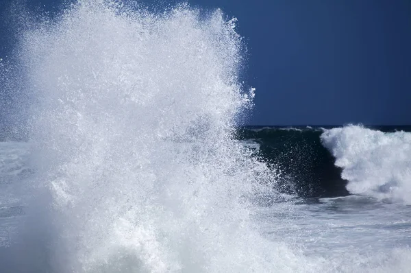 Gran Canaria, foamy waves — Stock Photo, Image