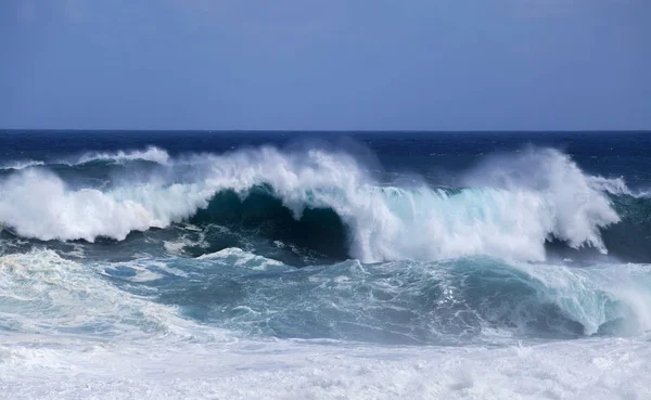 Gran Canaria, foamy waves — Stok fotoğraf