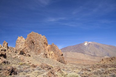 Tenerife, adanın eski zirvesi Roques Garcia