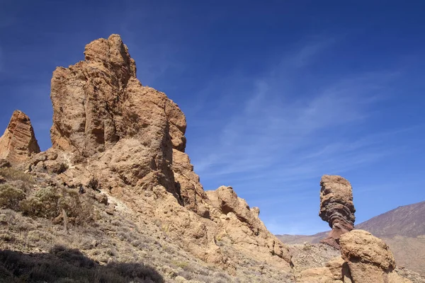 Teneriffa, före detta toppen av ön Roques Garcia — Stockfoto