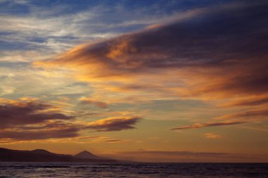 Las Canteras 'tan güzel gün batımı