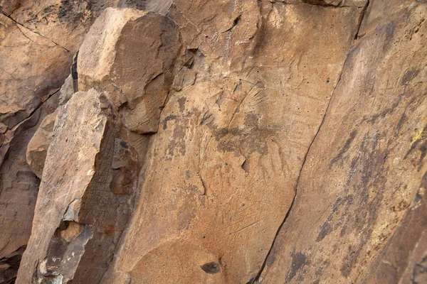 Büyük Kanarya, kaya sanatı — Stok fotoğraf