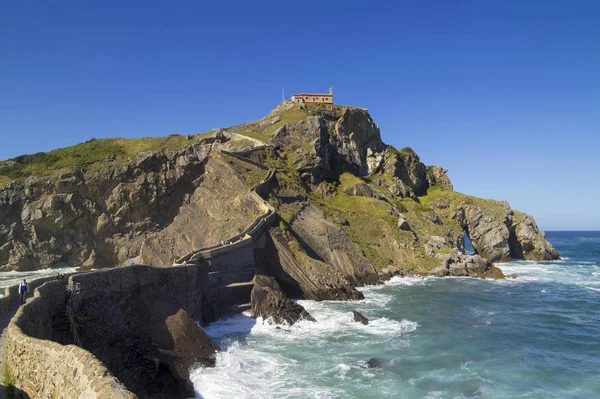 Gaztelugatxe-sziget — Stock Fotó