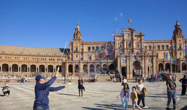 Sevilla, plaza de espana — Stockfoto