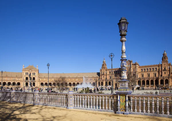 Sevilla, Plaza de España — Foto de Stock