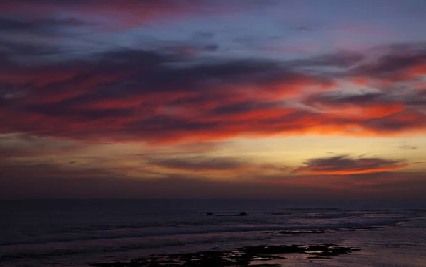 Beau crépuscule à Cadix, Espagne — Photo