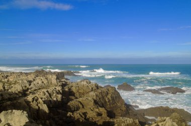 Cantabria kıyıları, fırtına