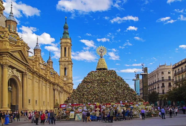 Zaragoza Fiestas del Pilar — 图库照片