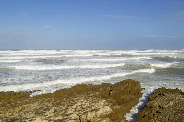 Берега Кантабрии, шторм — стоковое фото