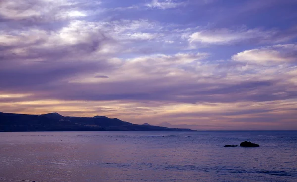 Las Canteras atardecer — Foto de Stock