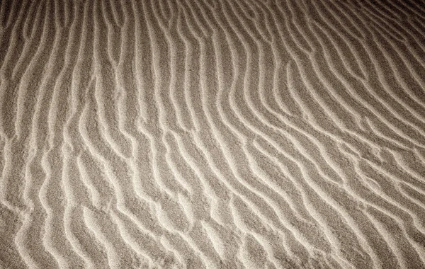 Padrão de areia e vento em dunas — Fotografia de Stock