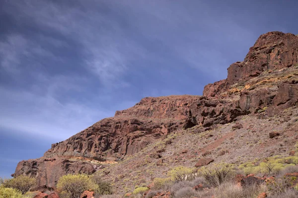 Gran Canaria Landscape Least Accessibal Area West Island Aldea San — Stock Photo, Image