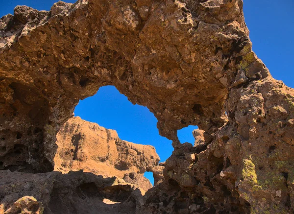 Gran Canaria Schöner Steinbogen Der Nähe Des Pico Las Nieves — Stockfoto