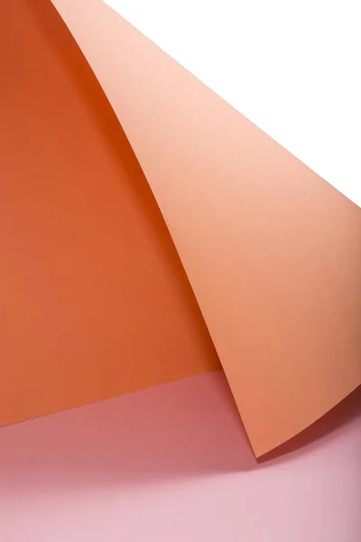 Абстрактный фон из листов оранжевого и розового цветов — стоковое фото