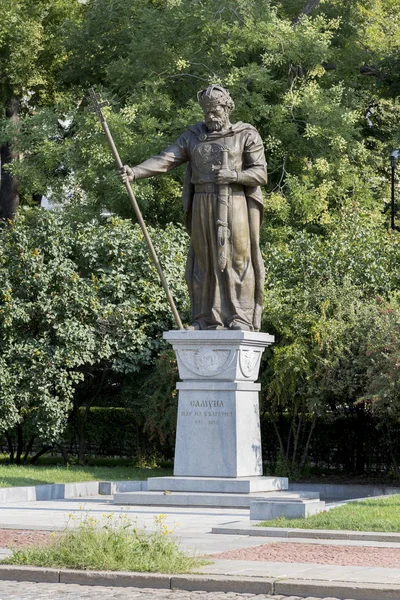 Monument till den bulgariska tsaren Samuel i Sofia, Bulgarien. — Stockfoto