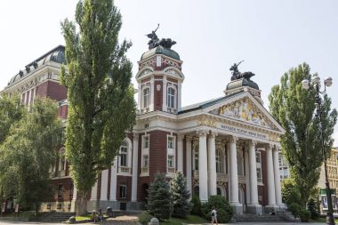 Ulusal Drama Tiyatrosu Ivan Vazov Sofya, Bulgaristan.