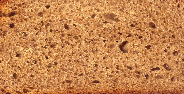 Фон і текстура житнього хліба крупним планом — стокове фото
