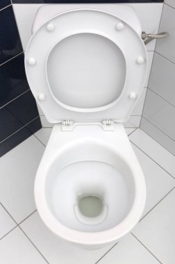 Yeni klozet banyo içinde a tank ile