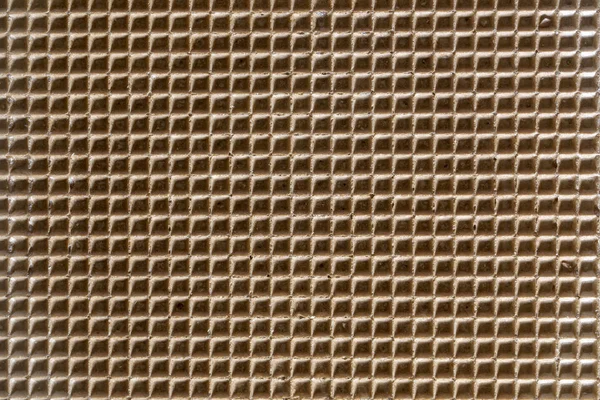 Fundo Textura Uma Superfície Waffle Doces Cor Marrom — Fotografia de Stock