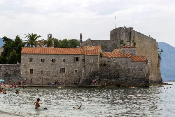 Budva Montenegro Augustus 2017 Oude Vesting Van Mary Citadel — Stockfoto