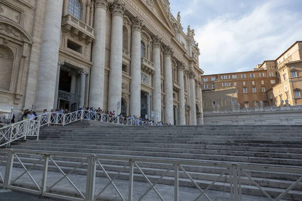 Roma Talya Ağustos 2019 Vatikan Daki Aziz Peter Bazilikası Nın — Stok fotoğraf
