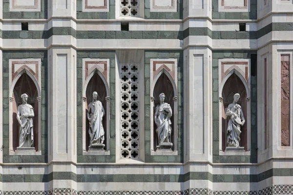 Firenze Agosto 2019 Frammento Della Cattedrale Santa Maria Del Fiore — Foto Stock