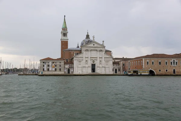 Venedig Italien August 2019 Kathedrale San Giorgio Maggiore Venedig Auf — Stockfoto