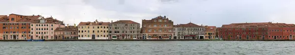 Venedik Talya Ağustos 2019 Venedik Teki Giudecca Adasının Evleri Gezinti — Stok fotoğraf