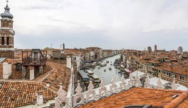 Venedig Italien August 2019 Blick Auf Venedig Vom Dach Eines — Stockfoto