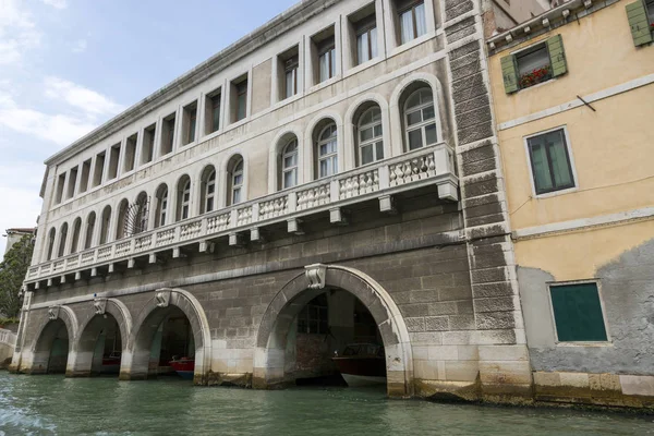 Venedig Italien Augusti 2019 Arkitektur Och Fasad Byggnader Canal Grande — Stockfoto
