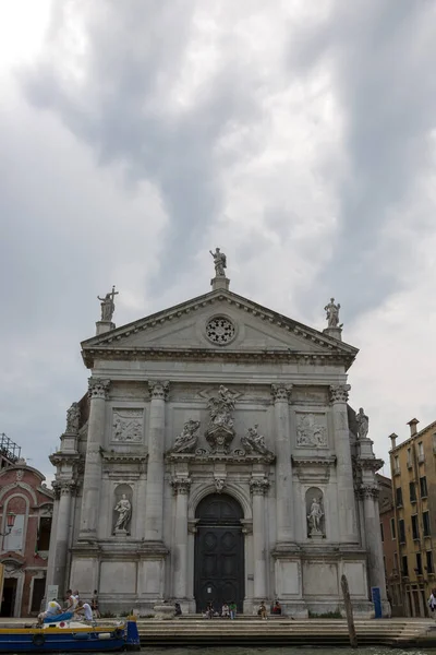 Venedig Italien Augusti 2019 Arkitektur Och Fasad Venedigs Gamla Stadsbyggnader — Stockfoto