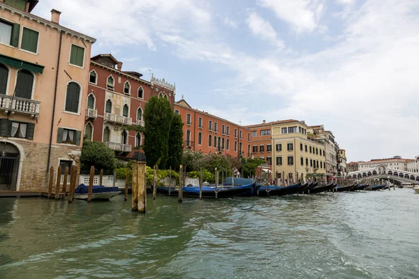 Venedig Italien Augusti 2019 Arkitektur Och Fasad Venedigs Gamla Stadsbyggnader — Stockfoto