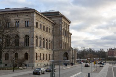 Stockholm, İsveç - 16 Ocak 2020 İsveç Ulusal Müzesi - İsveç 'in en büyük güzel sanatlar müzesi