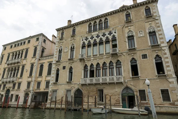 Venedig Italien August 2019 Architektur Und Fassade Der Alten Stadtgebäude — Stockfoto