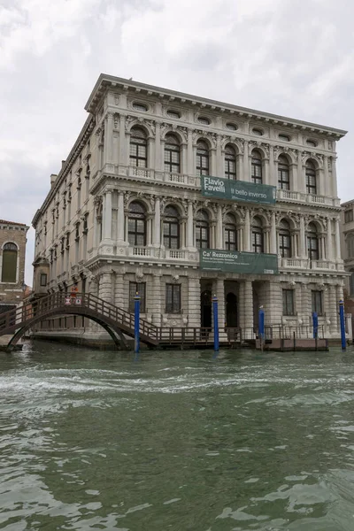 Venedig Italien Augusti 2019 Arkitektur Och Fasad Venedigs Gamla Stadsbyggnader — Stockfoto