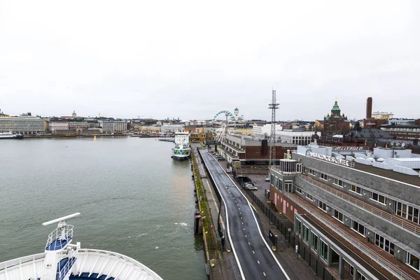 Helsinki Finlande Janvier 2020 Arrivée Traversier Pour Passagers Port Helsinki — Photo