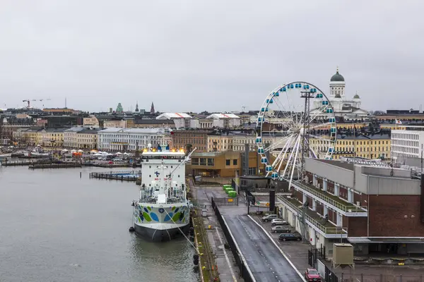 Helsinki Finlande Janvier 2020 Vue Port Promenade Helsinki — Photo