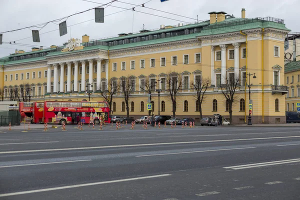 2020年1月19日 俄罗斯圣彼得堡 以圣彼得堡的沃兹内申斯基方案为基础 — 图库照片