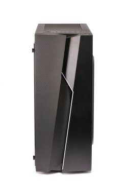 Modern kişisel bilgisayar beyaz arkaplanda izole edildi