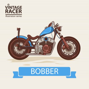 Vintage yarış motosiklet