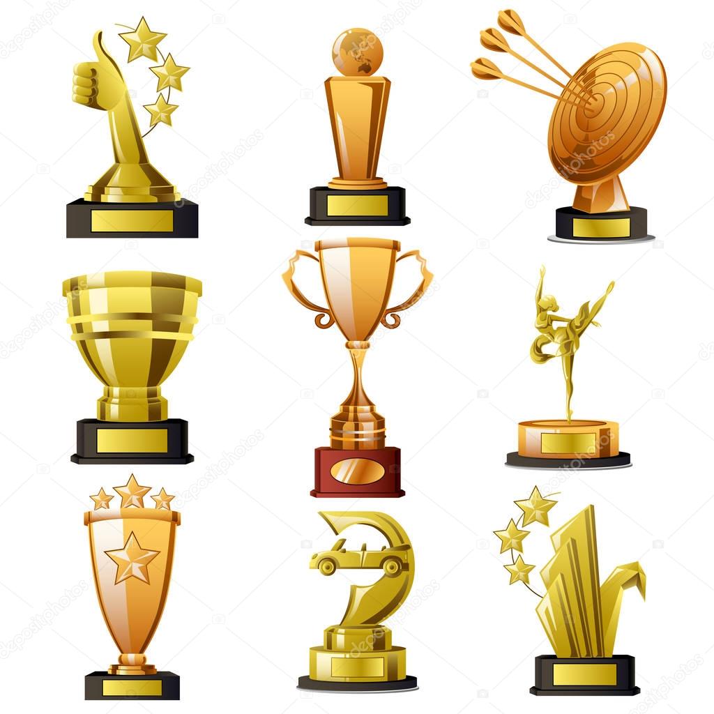 Gold Winning Trophy Designs