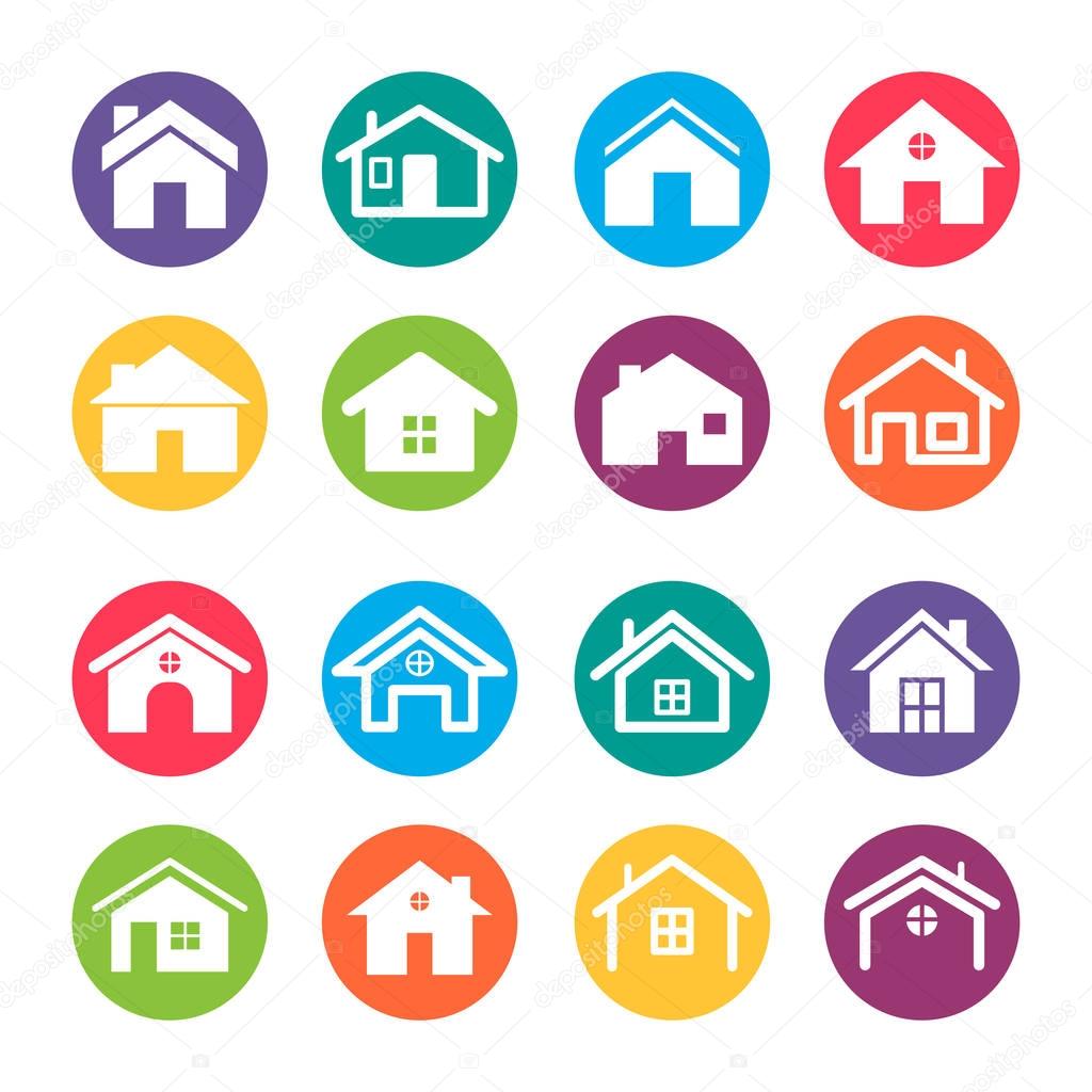 Home Icons Design Elements