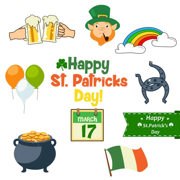 St Patrick の日アイコン — ストックベクタ