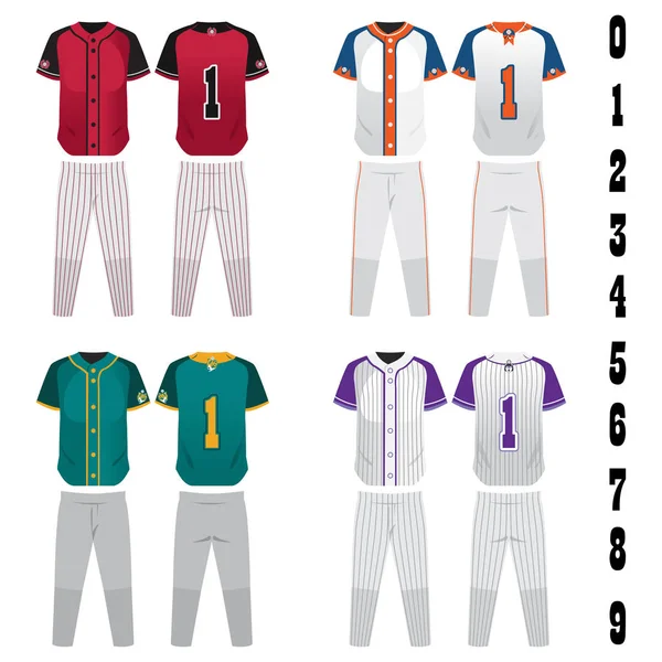 jersey de béisbol imágenes de stock de vectorial | Depositphotos