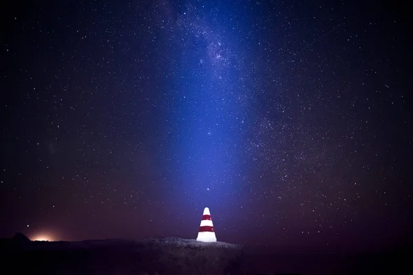 Mystiska blått ljus — Stockfoto