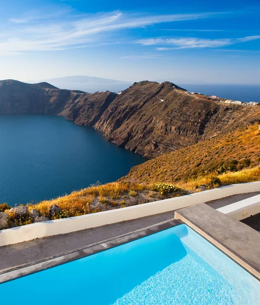 Vista de Santorini Cliffs — Foto de Stock