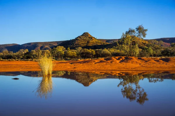 Alice Springs Vista Panorámica Naturaleza Imagen De Stock