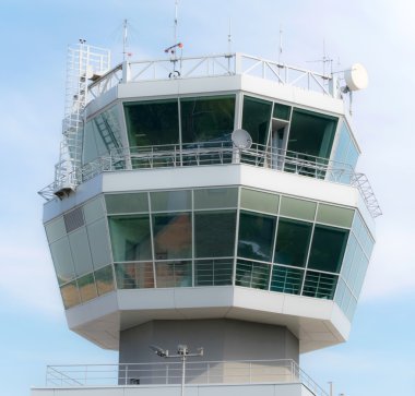 Havaalanı kule yakın çekim